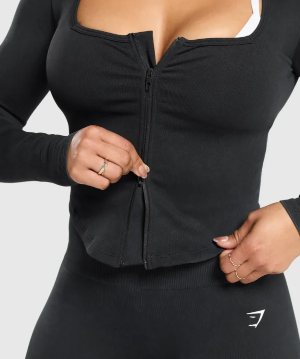 Gains Seamless Zip Up