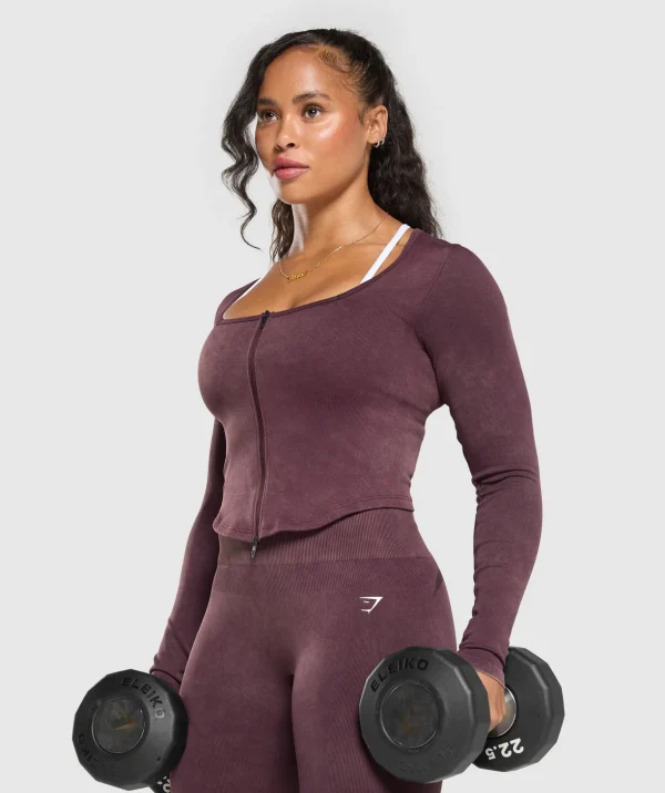 Gains Seamless Zip Up