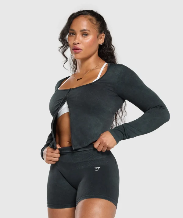 Gains Seamless Zip Up