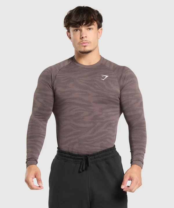 Geo Animal Seamless Long Sleeve T-Shirt