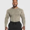 Geo Seamless Long Sleeve T-Shirt