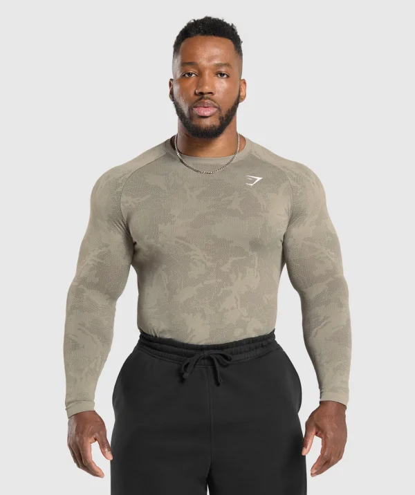 Geo Seamless Long Sleeve T-Shirt