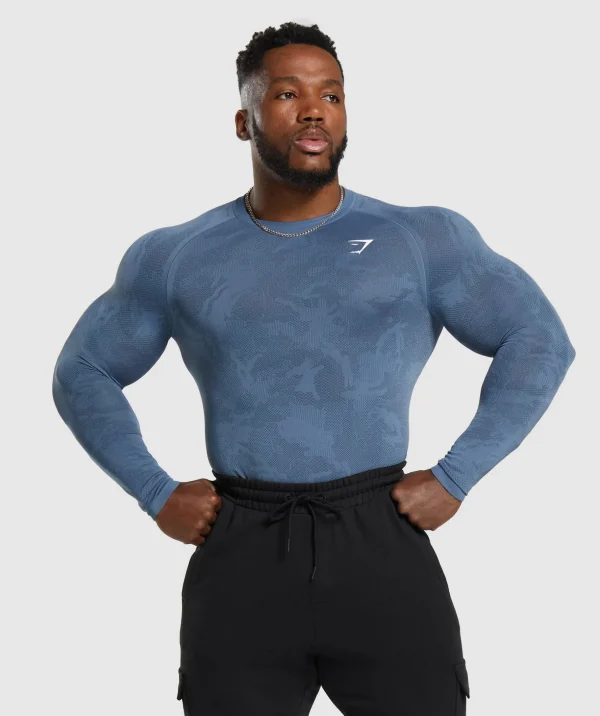 Geo Seamless Long Sleeve T-Shirt