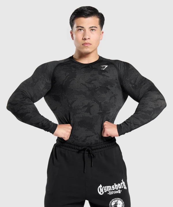 Geo Seamless Long Sleeve T-Shirt