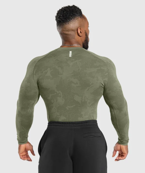 Geo Seamless Long Sleeve T-Shirt