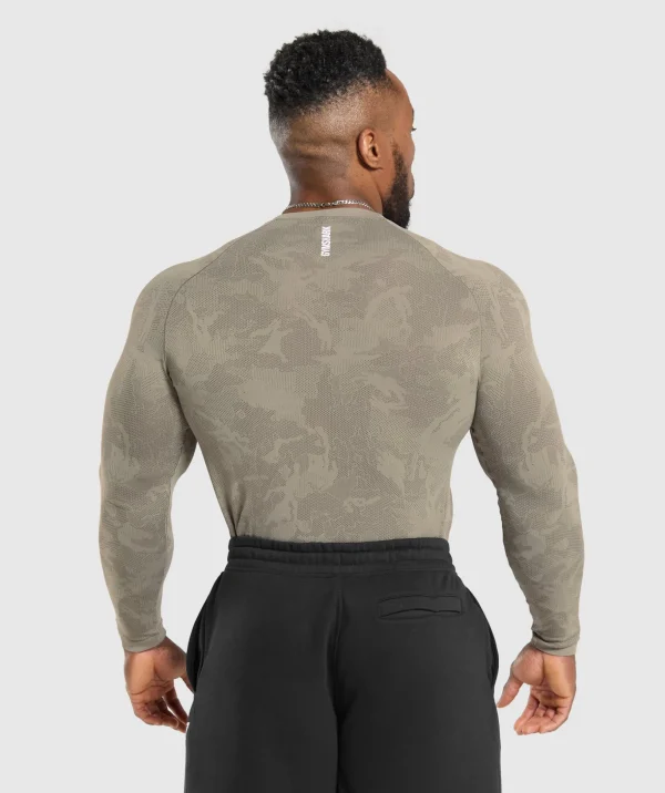 Geo Seamless Long Sleeve T-Shirt