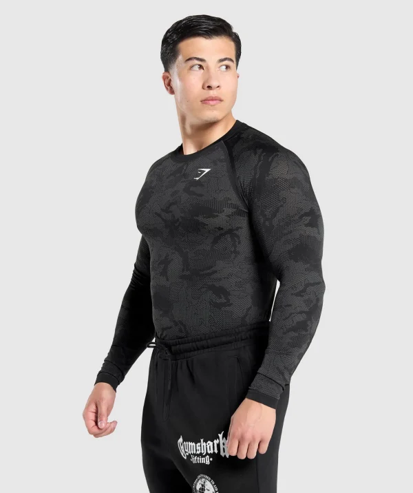 Geo Seamless Long Sleeve T-Shirt