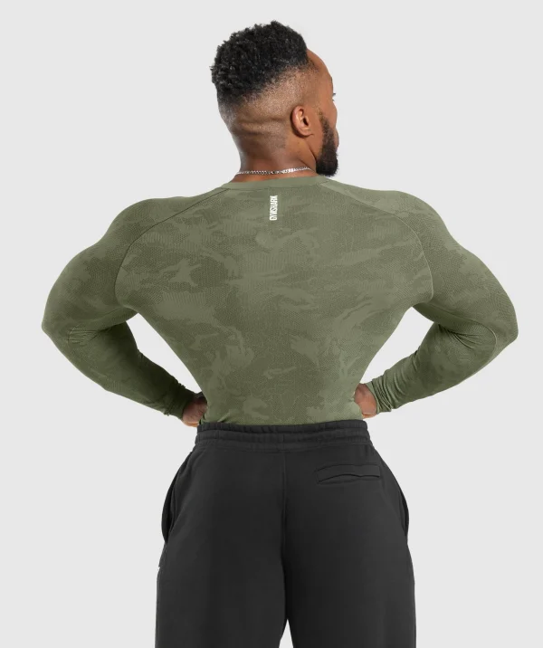 Geo Seamless Long Sleeve T-Shirt