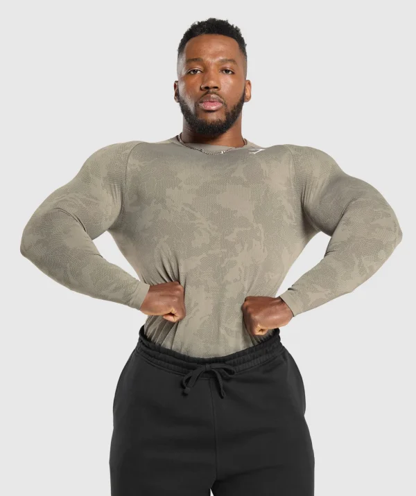 Geo Seamless Long Sleeve T-Shirt