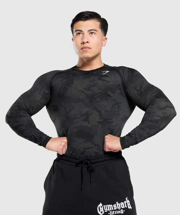 Geo Seamless Long Sleeve T-Shirt