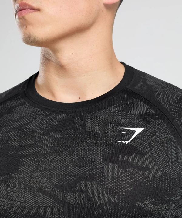 Geo Seamless Long Sleeve T-Shirt