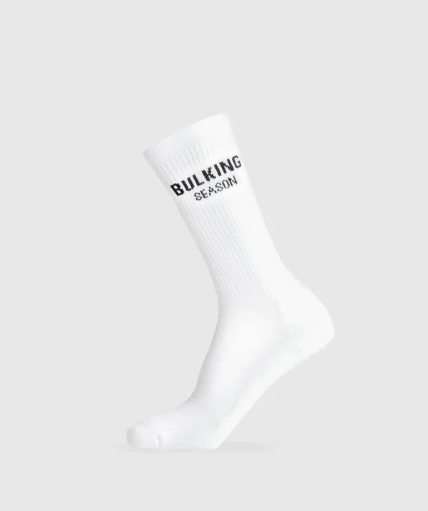 Graphic Bulking Season Crew Sock Single