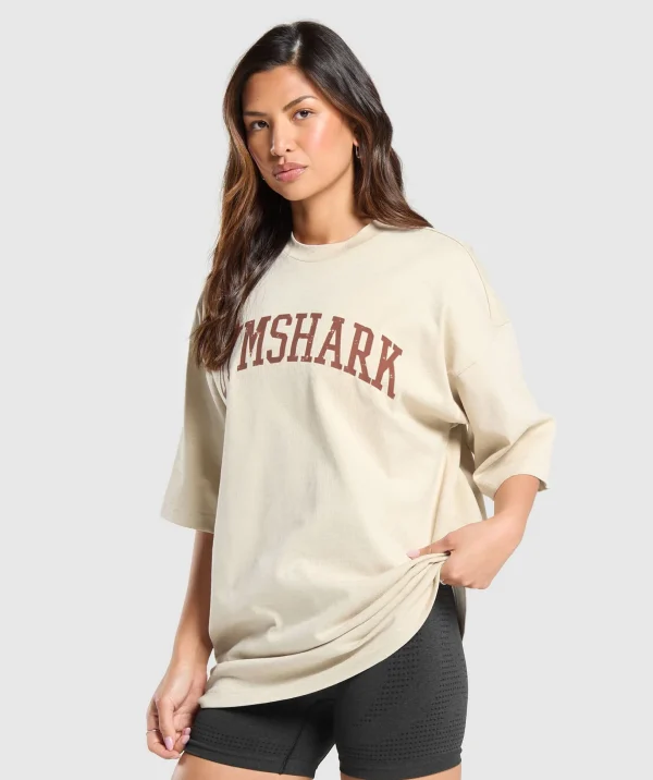 Graphic Collegiate Oversized T Shirt