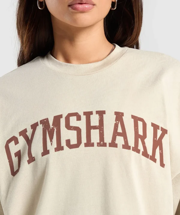 Graphic Collegiate Oversized T Shirt