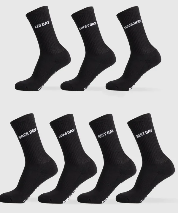 Graphic Crew Socks 7PK