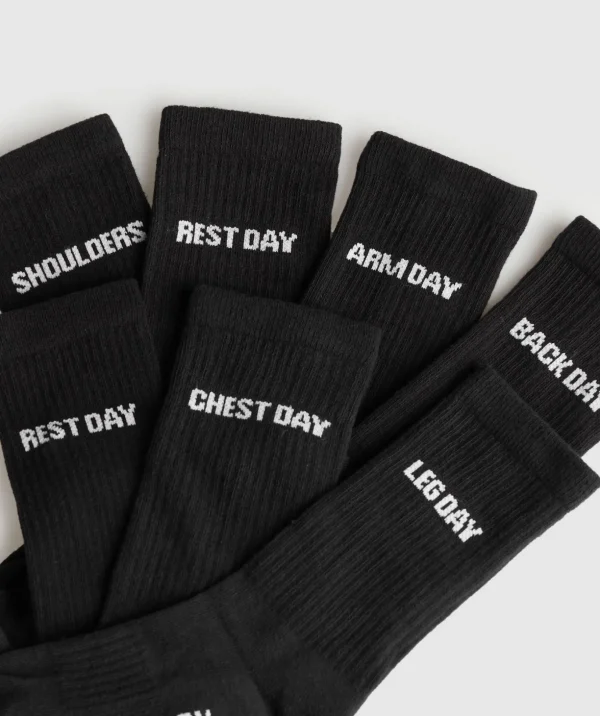 Graphic Crew Socks 7PK