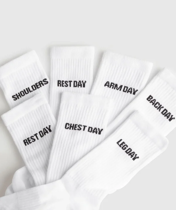 Graphic Crew Socks 7PK