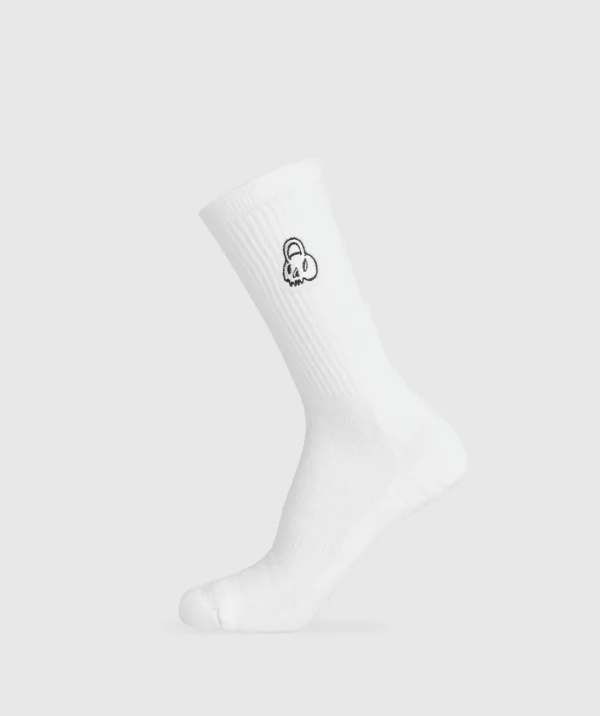 Graphic Kettlebell Crew Sock Single