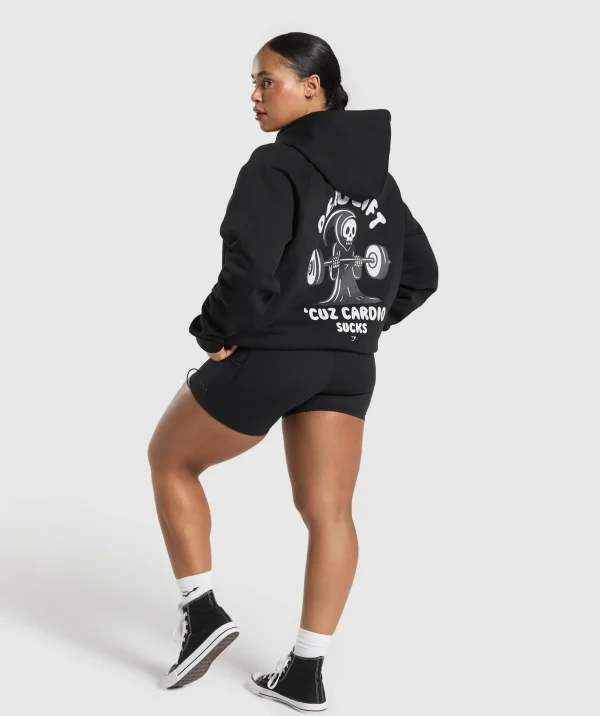 Graphic Reaper Oversized Hoodie