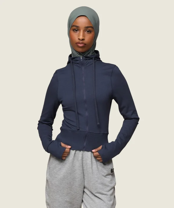 GS x Leana Deeb Hooded Midi Top