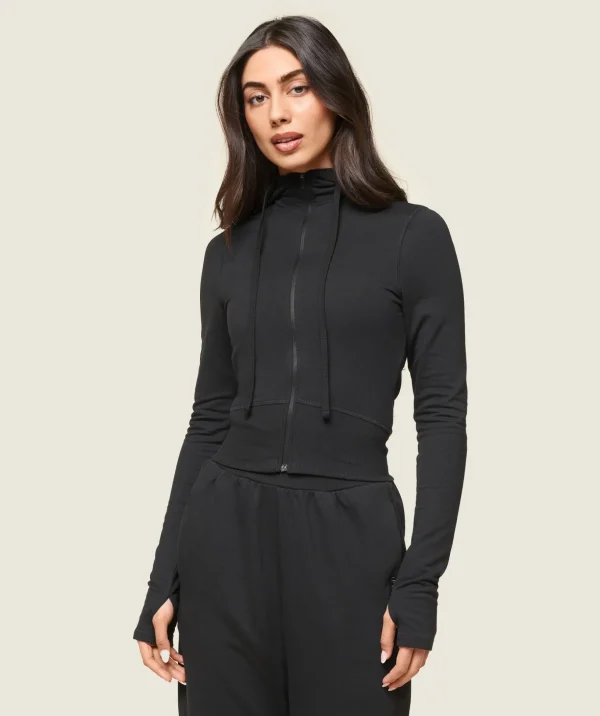 GS x Leana Deeb Hooded Midi Top