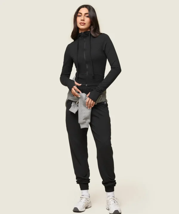 GS x Leana Deeb Hooded Midi Top