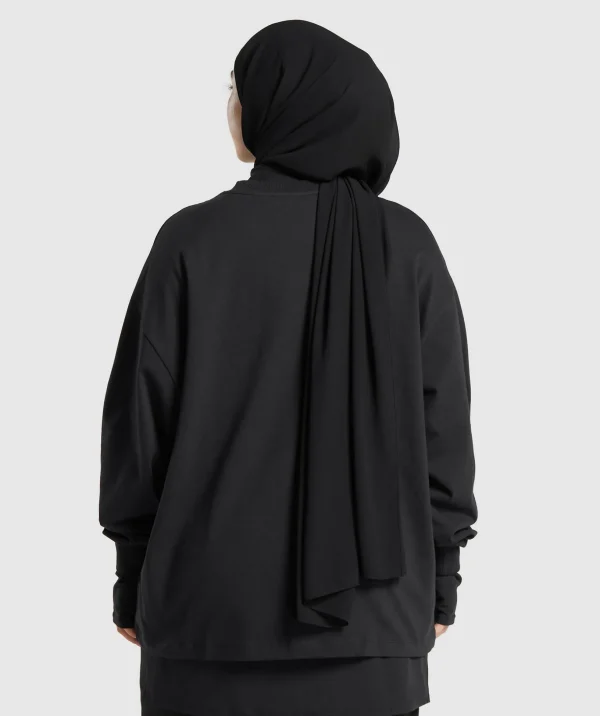 GS X Leana Deeb Oversized Long Sleeve Top