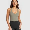 Halter Neck Cami with Shelf