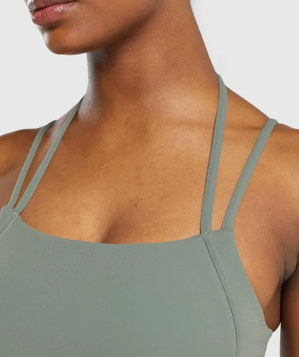 Halterneck Crop Cami Tank