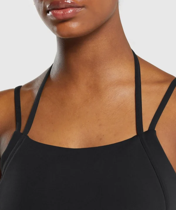 Halterneck Crop Cami Tank