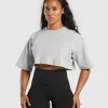 Heavyweight Cotton Crop T-Shirt