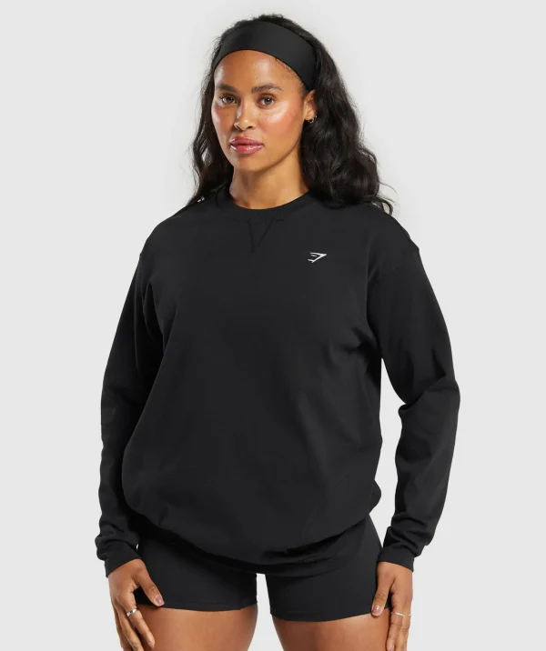 Heavyweight Cotton Long Sleeve Top