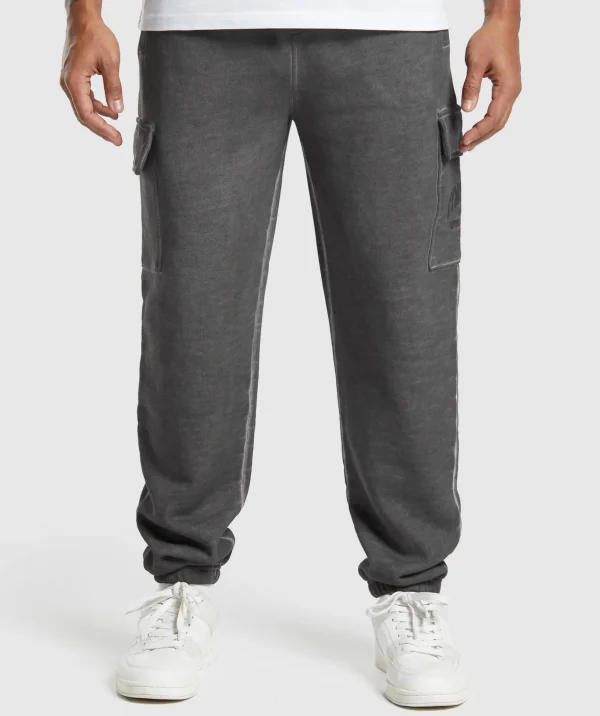 Heavyweight Washed Cargo Joggers