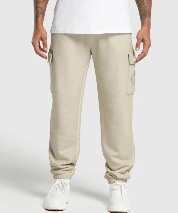 Heavyweight Washed Cargo Joggers