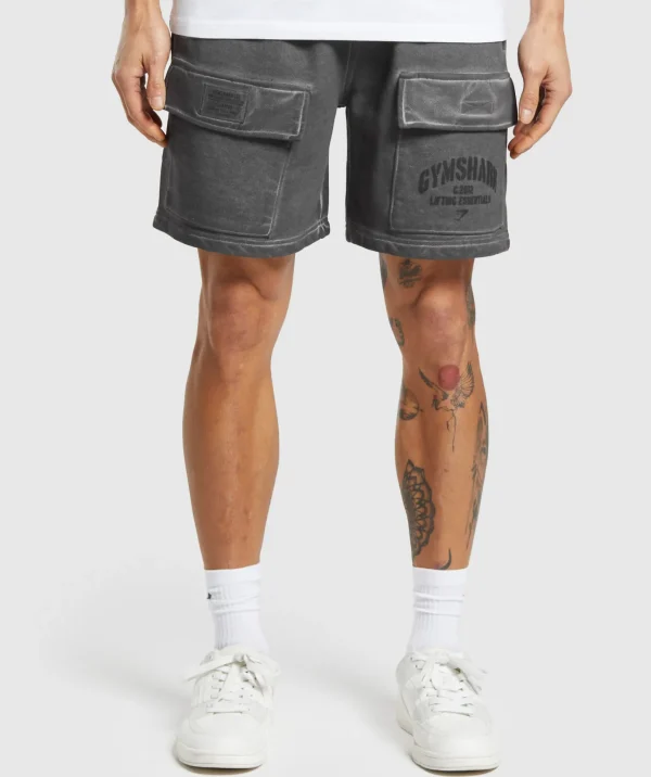 Heavyweight Washed Cargo Shorts