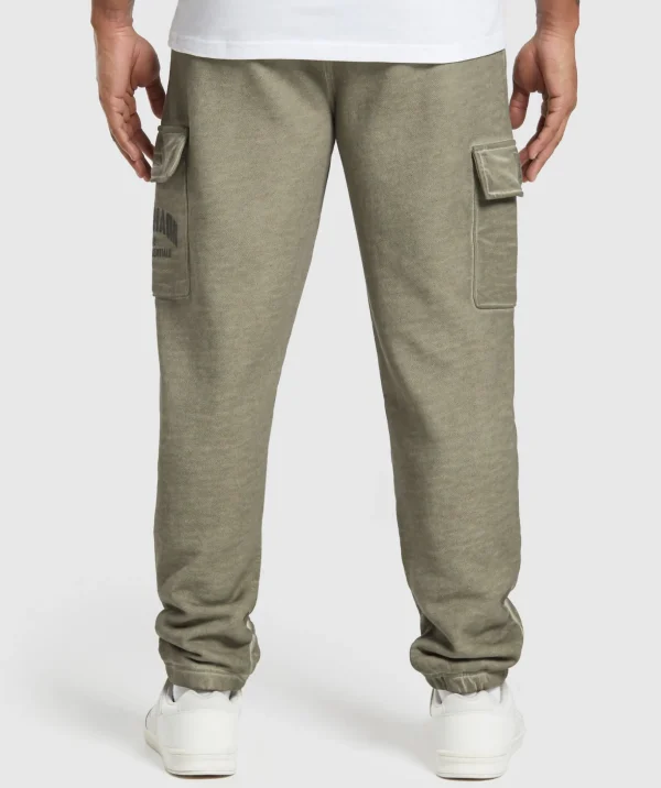 Heavyweight Washed Cargo Joggers