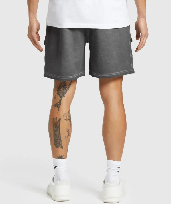 Heavyweight Washed Cargo Shorts