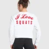 I Love Squats Long Sleeve Skater