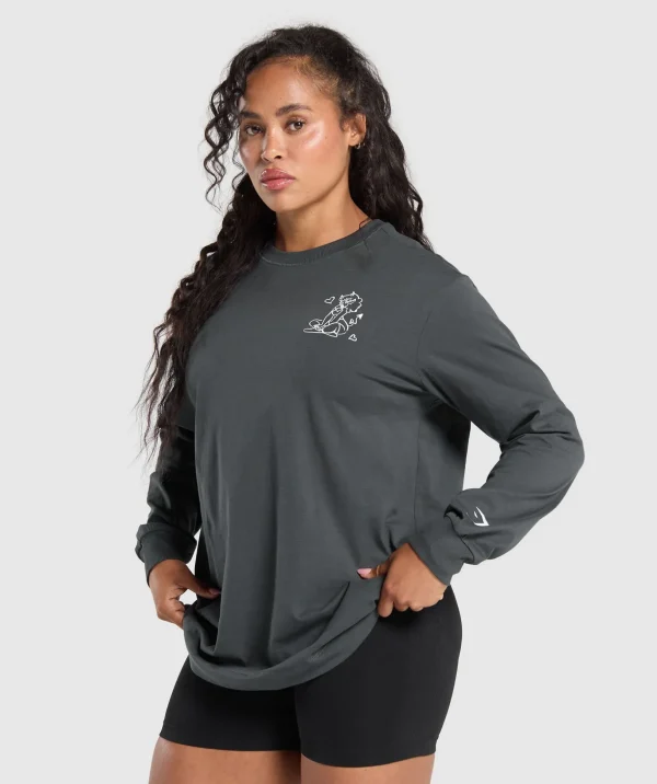 I Love Squats Long Sleeve Skater
