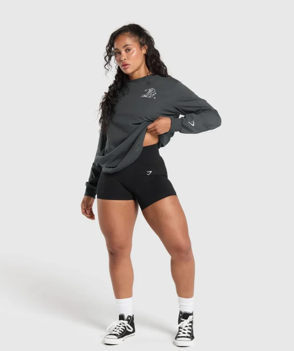 I Love Squats Long Sleeve Skater