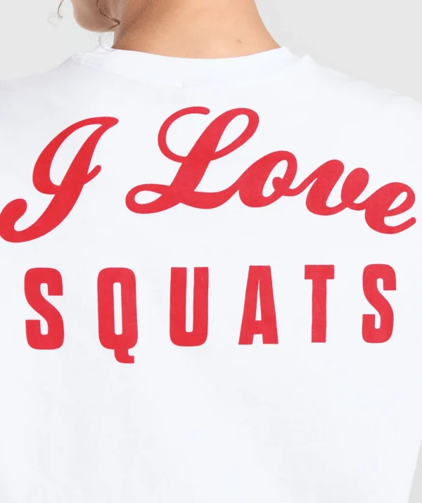 I Love Squats Long Sleeve Skater