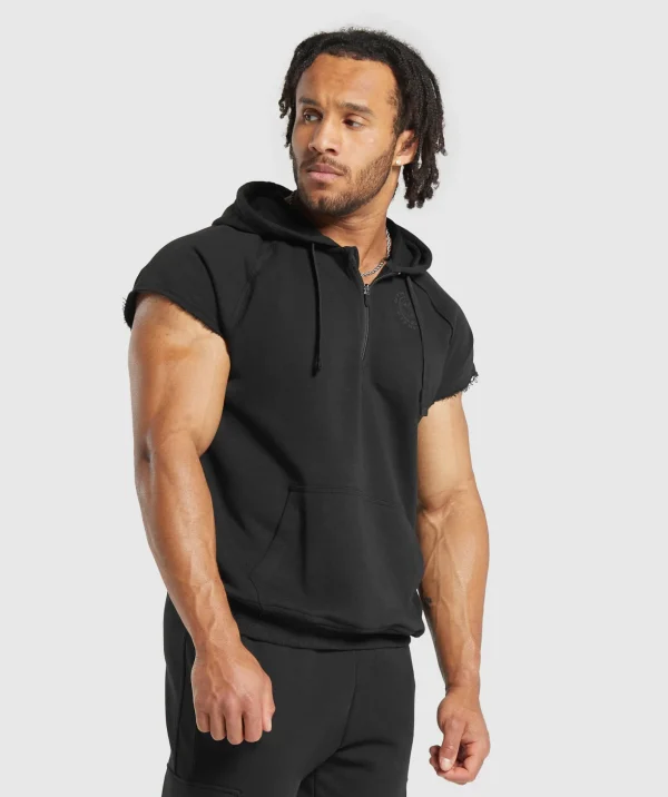 Legacy 1/4 Zip Cap Sleeve Hoodie