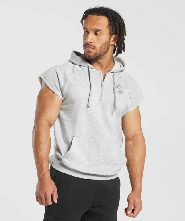 Legacy 1/4 Zip Cap Sleeve Hoodie