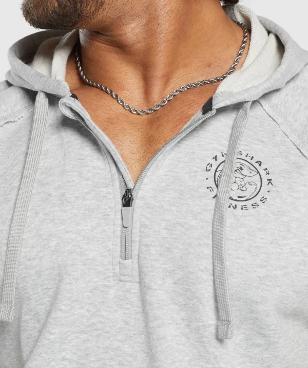 Legacy 1/4 Zip Cap Sleeve Hoodie