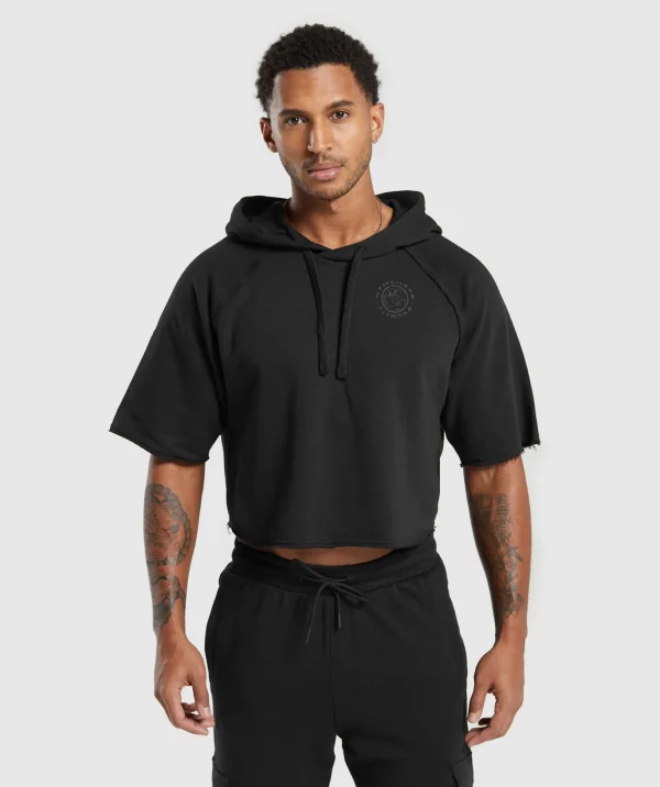 Legacy Short Sleeve Crop Hoodie