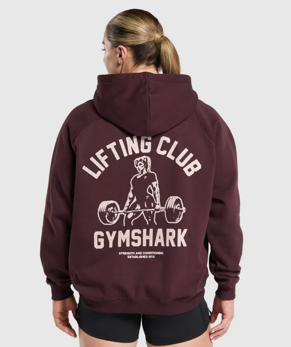 Lifting Club Graphic Brushed Hoodie