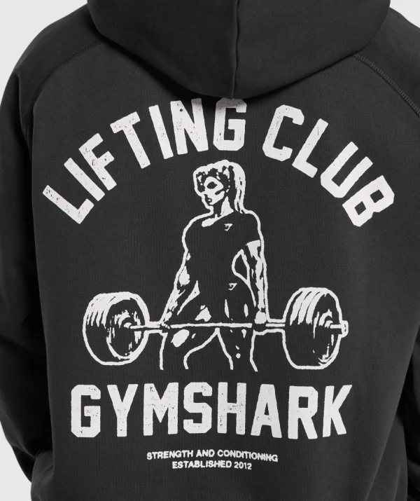 Lifting Club Graphic Brushed Hoodie