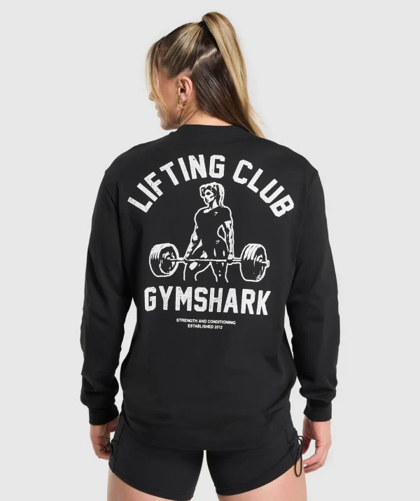 Lifting Club Graphic Long Sleeve Top