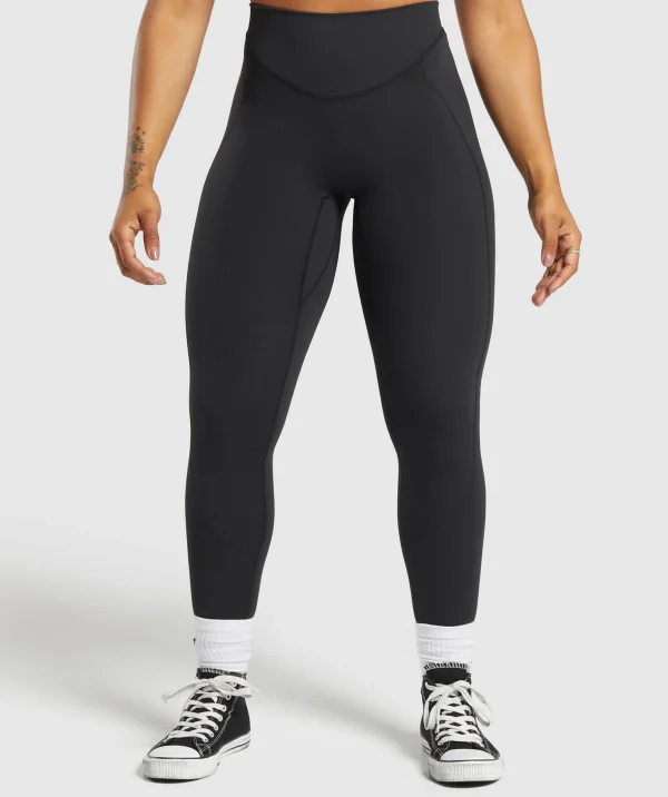 Lifting Dipped Waistband Leggings