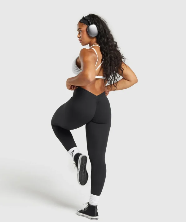 Lifting Dipped Waistband Leggings